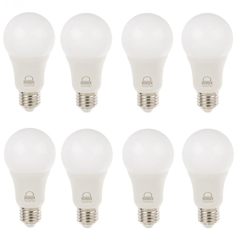 لامپ ال ای دی 10 وات بروکس مدل A-60 پایه E27 بسته 8 عددی