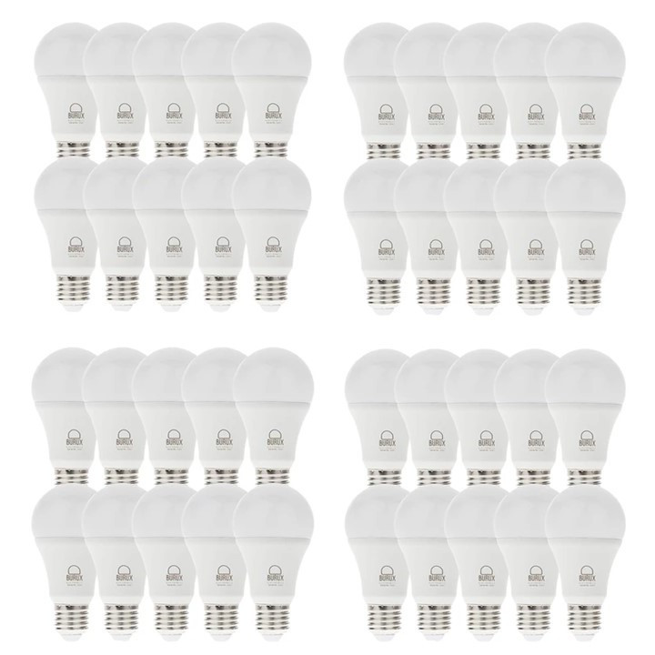 لامپ ال ای دی 10وات بروکس مدل A60-PAIC  پایه e 27 بسته 40 عددی