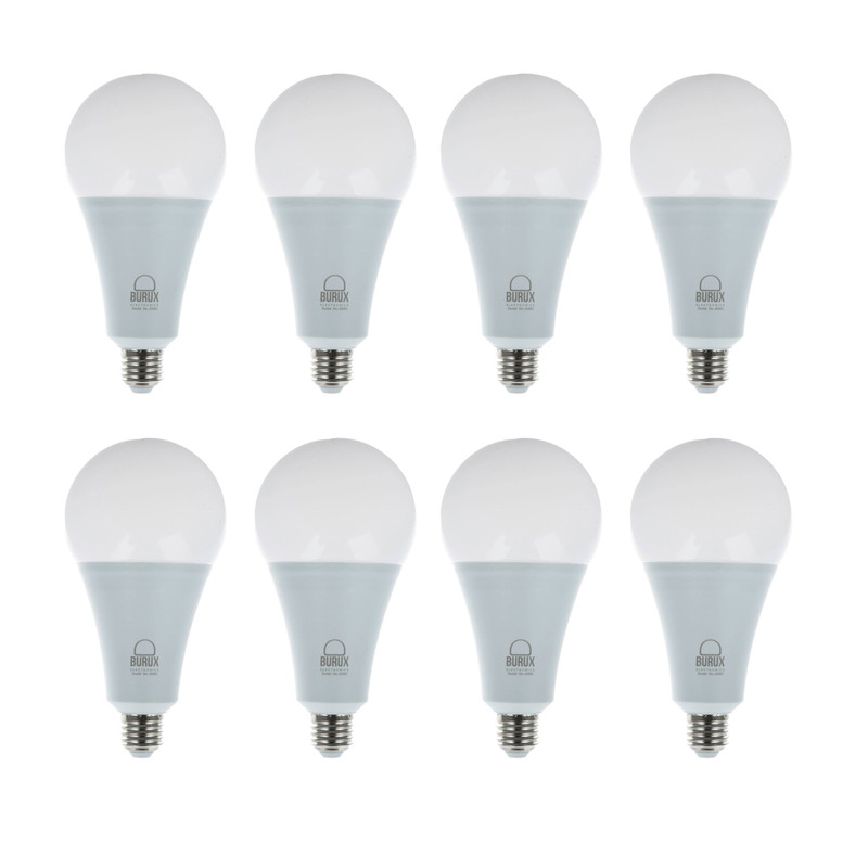 لامپ ال ای دی 15 وات بروکس مدل A70 پایه E27 بسته 8 عددی