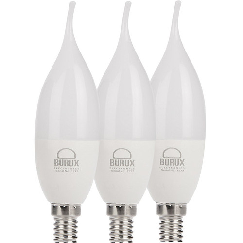 لامپ ال ای دی 7.5 وات بروکس مدل BRX007C3LE1A4XX-PAIC پایه E14 بسته 3 عددی