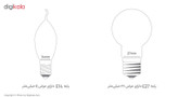 لامپ ال ای دی 6 وات بروکس مدل BRX006A55E2A4XX-PARC-A55 پایه E27